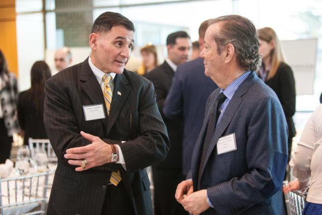 Anthony Capuano, Webster Bank with Richard Bready, Hope Valley Industries / Rupert Whiteley
