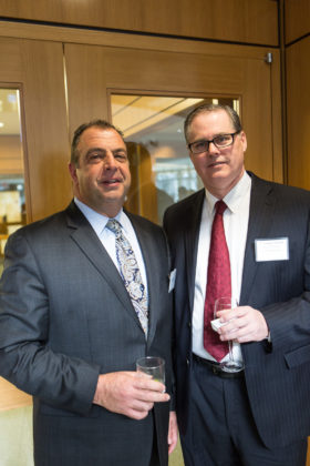 PBN&rsquo;s Chris Santilli with T. Joseph Almond, Lincoln Town Administrator / Rupert Whiteley