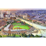 THE NEW OWNERSHIP GROUP of the Pawtucket Red Sox is looking to put the team in a new stadium in downtown Providence along the water. / COURTESY PBC ASSOCIATES