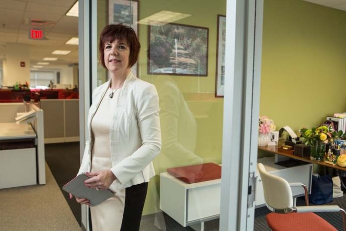 MAKING IT COUNT: Atrion Chief Financial Officer Marianne Caserta doesn't work in isolation; instead, she works to improve financial awareness throughout the company. / PBN PHOTO/RUPERT WHITELEY