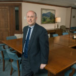 From the start Campbell made Freedom work IN THE PROGRAM: With a background in programming, Freedom National Bank CFO Trad Campbell says that part of banking's appeal for him is developing processes and efficiencies. / PBN PHOTO/MICHAEL S. GORDON