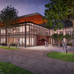 THE MOSES BROWN SCHOOL broke ground this week on a new community and performance center. / RENDERING COURTESY OF DURKEE, BROWN, VIVEIROS & WERENFELS ARCHITECTS