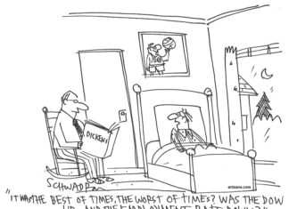 Editorial Cartoon: It was the best of times … / By Harley Schwadron / www.artizans.com