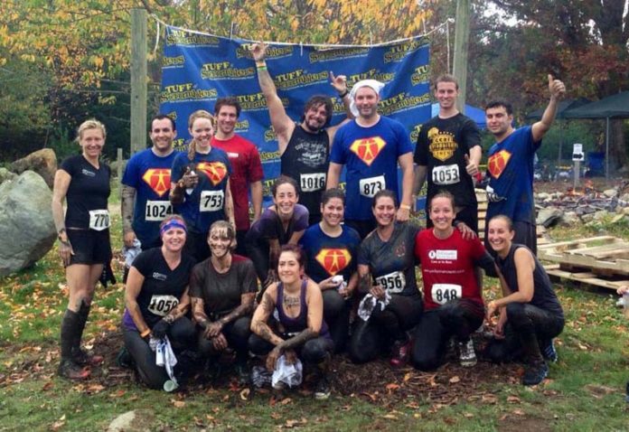 RUNNING THE RUN: Performance Physical Therapy staff took part in the October 2014 Tuff Scramblers 5K adventure race. / COURTESY PERFORMANCE PHYSICAL THERAPY