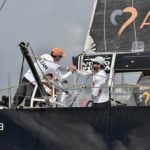 Team Alvimedica tied for fourth place in Volvo Ocean Race TEAM ALVIMEDICA IS tied for fourth place with Spanish sailors MAPFRE in the Volvo Ocean Race. The position will be determined Saturday with an in-port race. From left to right, Alberto Bolzan and Charlie Enright are seen celebrating their victory in Leg 9. Team Alvimedica won its first leg in the Volvo on the final day of offshore competition Monday in Gothenburg. / COURTESY VOLVO OCEAN RACE