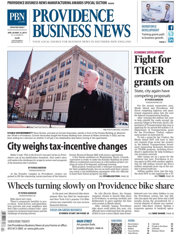 PROVIDENCE BUSINESS NEWS was judged to be among the top three business newspapers in the nation at the annual Alliance of Area Business Publishers editorial excellence awards program.