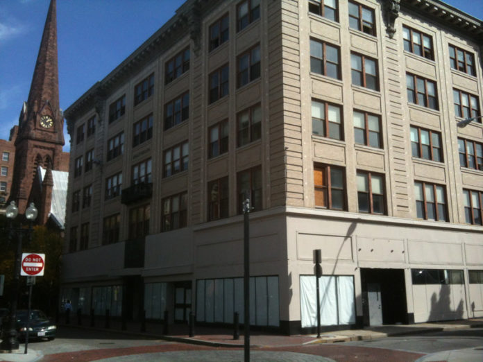 SEEN BEFORE REHABILITATION work began, the Kinsley Building on Westminster Street in Providence is going to be the location of a new location for Westerly's The Malted Barley craft-beer pub. / PBN FILE PHOTO