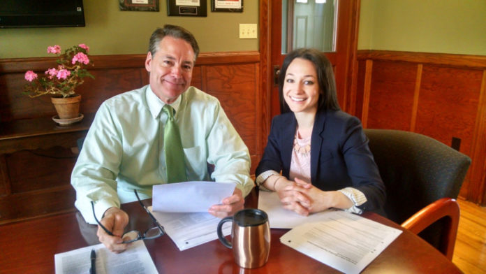 OAK LEAF Wealth Management, owned and operated by Jon Sweet and his 24-year old daughter Marja Sweet, have acquired North Smithfield-based Auclair & Auclair. / COURTESY OAK LEAF WEALTH MANAGEMENT