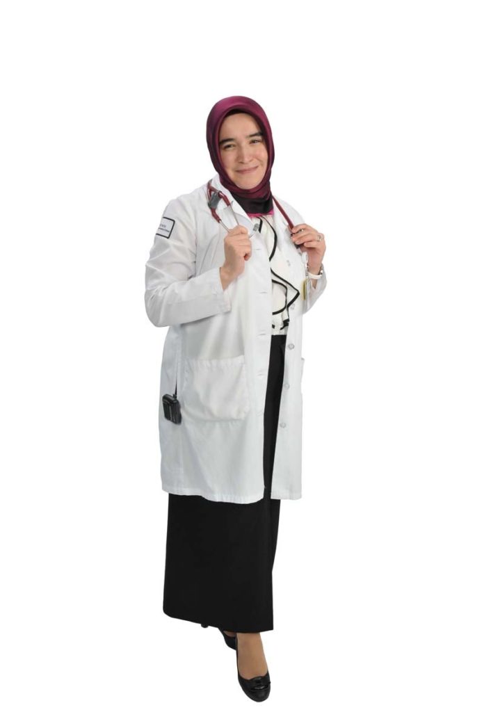 THE PROP: With an undying passion for her practice, Dr. Sevdenur Cizginer says she feels most comfortable in her work attire.