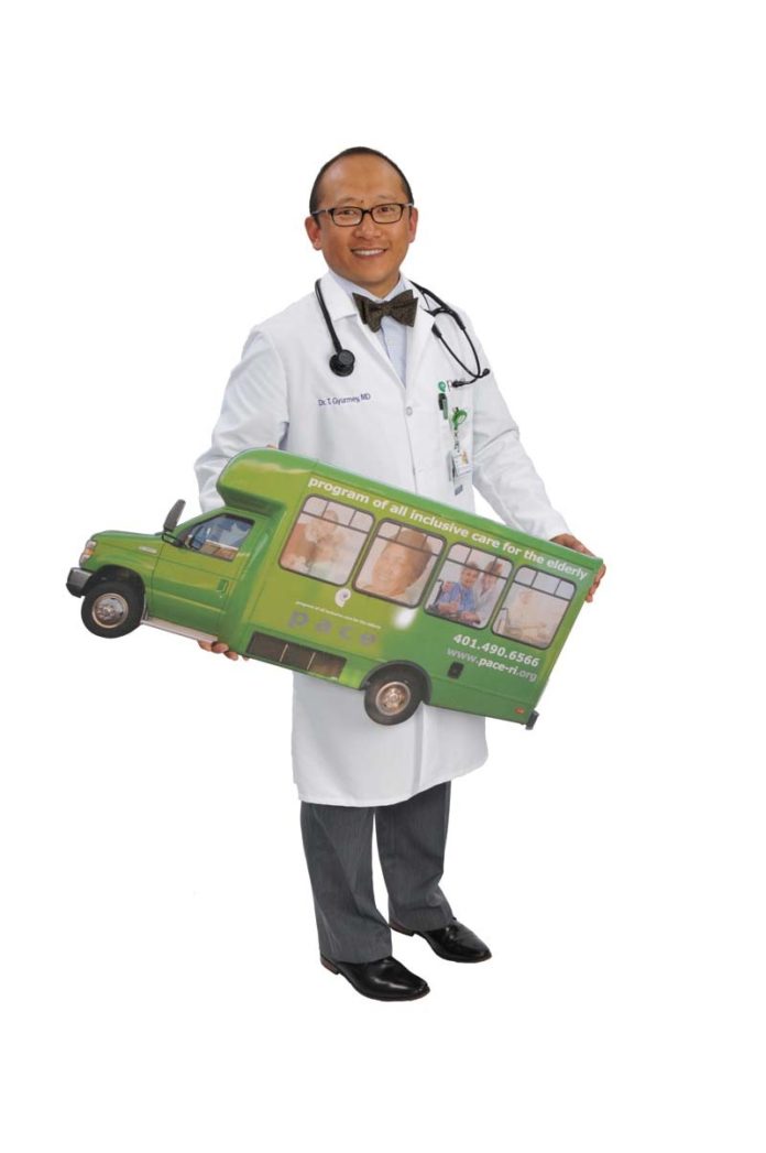 THE PROP: The PACE Organization has a van that helps clients get where they need to go, and Dr. Tsewang Gyurmey knows its value.