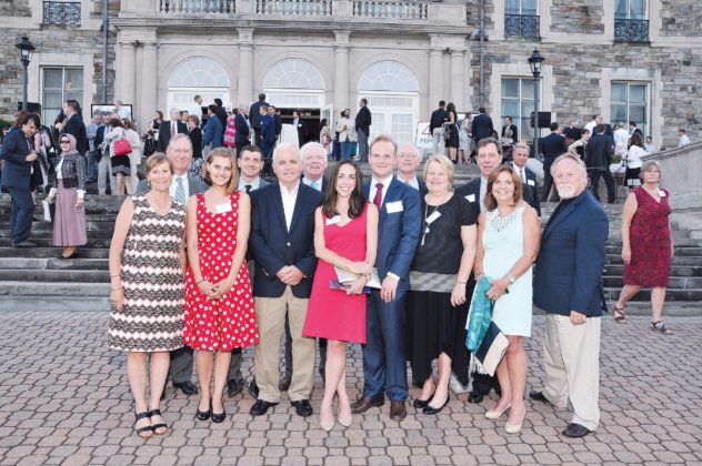 Friends and family came out to support Honoree Kaity Ryan (center), The Preservation Society of Newport County / Skorski Photography