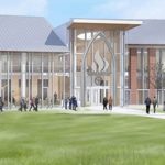 PROVIDENCE COLLEGE alumnus and retired Prudential Financial Inc. executive Arthur F. Ryan has pledged $5 million to help establish the Arthur and Patricia Ryan Center for Business Studies; a rendering of the center is pictured. / COURTESY PROVIDENCE COLLEGE