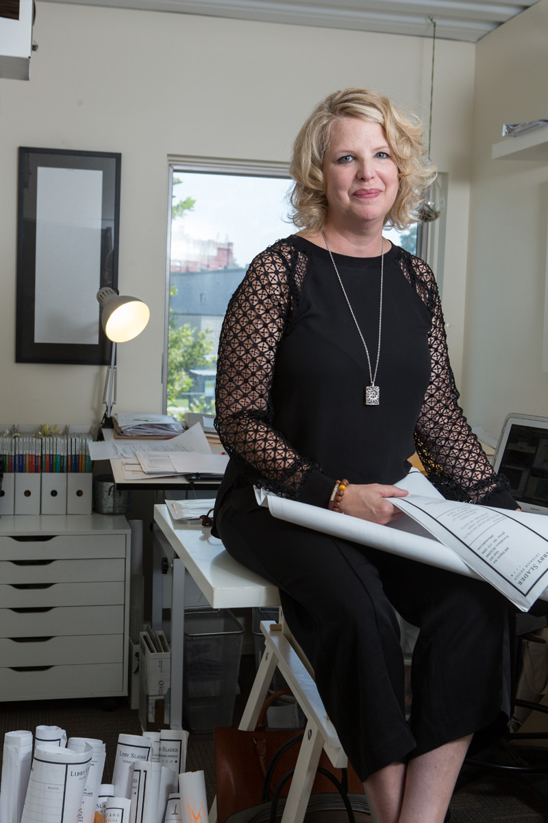 For nearly three decades, interior designer Libby Slader has focused on improving the appearance and functionality of hospitality, retail and corporate work spaces. / PBN PHOTO/RUPERT WHITELEY