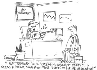 Editorial Cartoon: Investment themes / By Harley Schwadron / www.artizans.com