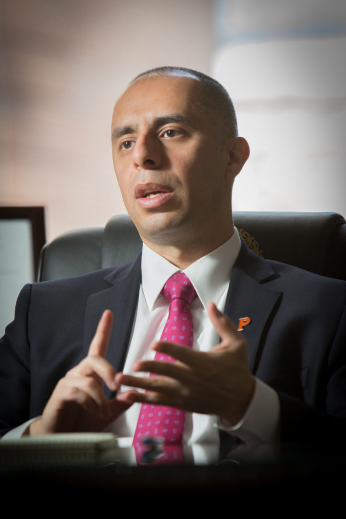 PROVIDENCE MAYOR JORGE O. ELORZA said the $1.9 million in federal funding to hire 15 more police officers will assist and strengthen community policing efforts.  / PBN FILE PHOTO/STEPHANIE ALVAREZ EWENS