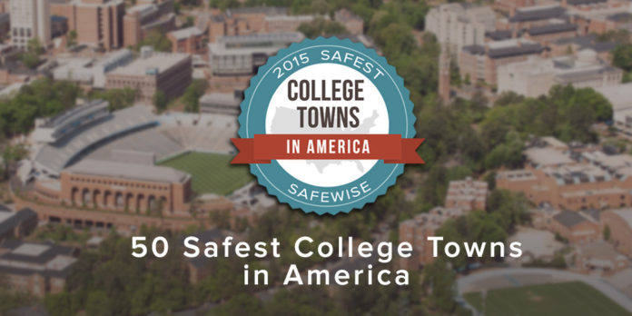 BRISTOL was named one of the 50 safest college towns in America, coming in at No. 16, according to safewise.com. / COURTESY SAFEWISE.COM