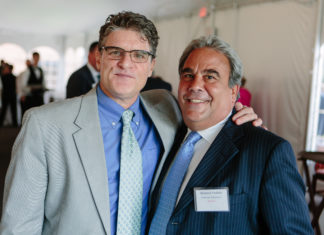 2015 Fastest Growing & Innovative Companies Photos PBN’s Jim Hanrahan with Richard Padula, Gencorp Insurance / Rupert Whiteley