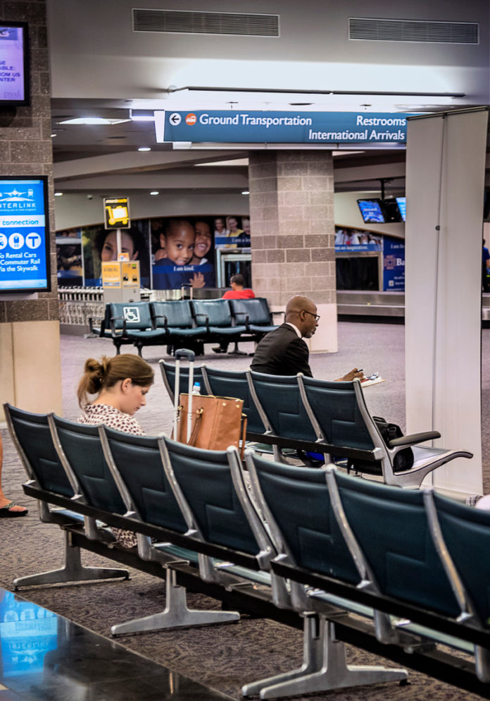 PASSENGER TRAFFIC increased in September at T.F. Green Airport by 1.1 percent to 300,284 from 297,077 during the same month a year ago.  / PBN FILE PHOTO/MICHAEL SALERNO