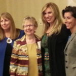 Women leaders discuss need to speak up, management skills GOV. GINA M. RAIMONDO, right, was among attendees at a leadership conference put on by Rhode Island Women In Higher Education Friday at the Crowne Plaza Providence-Warwick. Also there were, from left, Annette Cerilli, director of the Bryant University Executive Development Center, Nancy Carriuolo, president of Rhode Island College, and Heather Abbott, founder of the Heather Abbott Foundation to help people afford customized prostheses. / PBN PHOTO/PATRICIA DADDONA