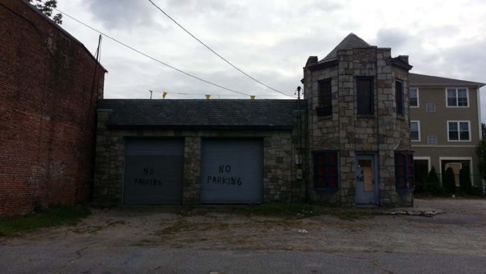 LANDMARK: The former service station, built for Harold Gordon in 1926, had been vacant for several decades when Verve Inc. owner Deborah Schimberg bought it from the Providence Redevelopment Agency.COURTESY DUAL LLC