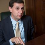 R.I. TREASURER Seth Magaziner will announce the new managers of the $7 billion CollegeBoundfund on Wednesday during a press conference in his office. / PBN FILE PHOTO/ MICHAEL SALERNO