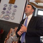 Fundraisers play crucial role SPREADING THE WORD: Jim Sanzi, vice president of development at the Rhode Island Foundation, speaks to the organization's donors at a recent reception. / COURTESY RHODE ISLAND FOUNDATION