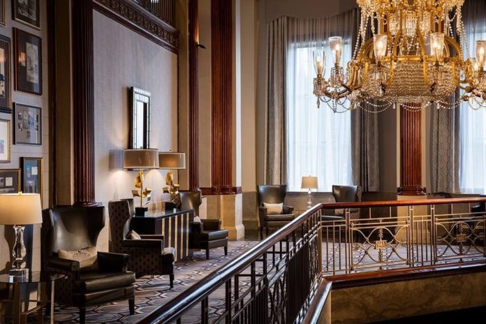 TWO YEARS AFTER WORK BEGAN, the Providence Biltmore Hotel has completed its $13 million renovation project, which included work on guest rooms and other special purpose rooms in the nearly century-old structure. / COURTESY PROVIDENCE BILTMORE HOTEL
