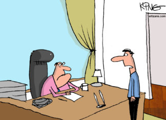 Editorial Cartoon: Take this job and … / By Jerry King / www.artizans.com