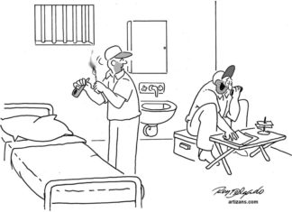Editorial Cartoon: Working from home / By Roy Delgado / www.artizans.com