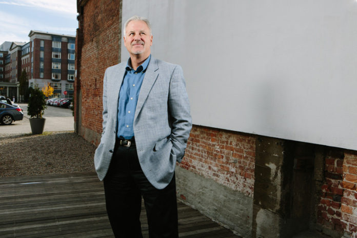 MIKE STENHOUSE, founder and CEO of the Rhode Island Center for Freedom and Prosperity, calls for approval of a 3 percent retail sales tax. /PBN PHOTO/ FILE RUPERT WHITELEY