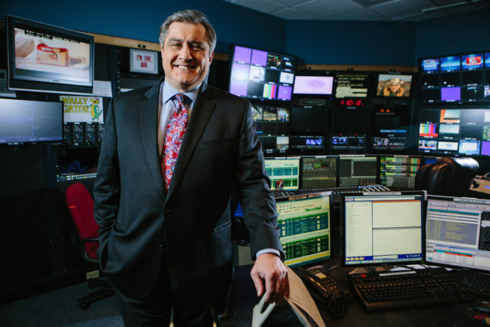 GIVING R.I. A VOICE: News anchor and radio personality Gene Valicenti says Rhode Island needs a unified way to promote itself and must address budget cutting. / PBN PHOTO/RUPERT WHITELEY