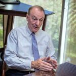 RONALD K. Machtley, Bryant University president, recently had his contract renewed by the board of trustees until 2020. / PBN FILE PHOTO/ MICHAEL SALERNO