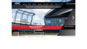 The home page of the new ANC site features sliders with various formats and methods for linking up stories.