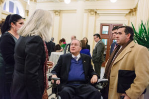 Congressman Jim Langevin attended the sold out event / Rupert Whiteley