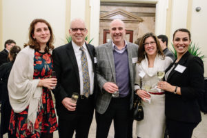 Roger Bergenheim, PBN with Mia Coetzer, Brown University Alpert Medical School; Nino and Jessica Granatiero and Tulay Lawton, The Savory Grape Wine Shop / Rupert Whiteley