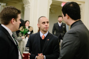 Providence Mayor Jorge Elorza mingled with the crowd / Rupert Whiteley