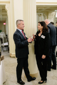 Doug McEwen, Citizens Bank with PBN’s Annemarie Brisson / Rupert Whiteley