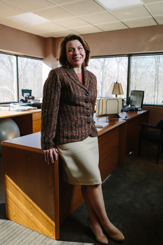 After starting in finance, Debra M. Paul has spent more than 20 years in the health care field, including at Women & Infants Hospital, before coming to lead Fellowship Health Resources Inc. in Lincoln. / PBN PHOTO/RUPERT WHITELEY