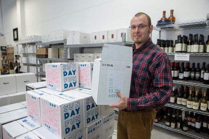 MATCHMAKER: Jesse Dominick Sgro is co-founder of Sage Cellars Inc., a wine and beer wholesale distributor that only works with family-owned vineyards. / PBN PHOTO/KATE WHITNEY LUCEY
