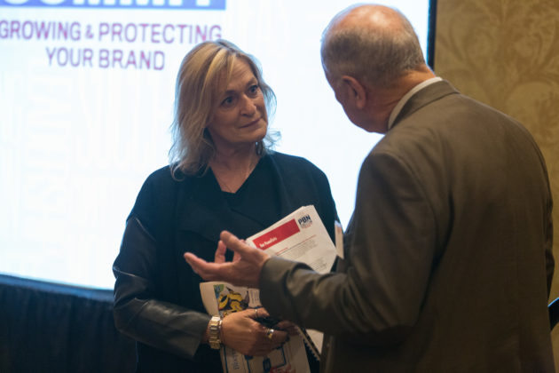 Panelist Jane Ritson-Parsons with a guest