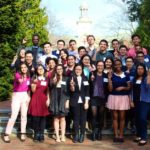 FIRST-GENERATION students at Brown University  are shown during a March career conference. / COURTESY BROWN UNIVERSITY/DANIELLA BALAREZO