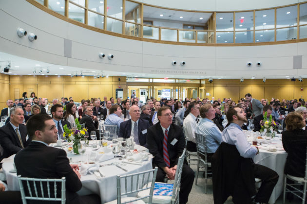 A RECORD 290 PEOPLE ATTENDED PBN's third Manufacturing Awards event, held Tuesday at Bryant University in Smithfield. / PBN PHOTO/RUPERT WHITELEY