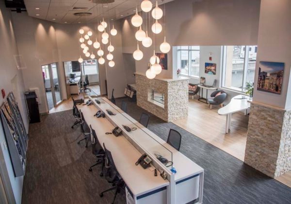 HIGHLIGHTS: The large, open workspace can accommodate 14 agents. / PBN PHOTO/MICHAEL SALERNO