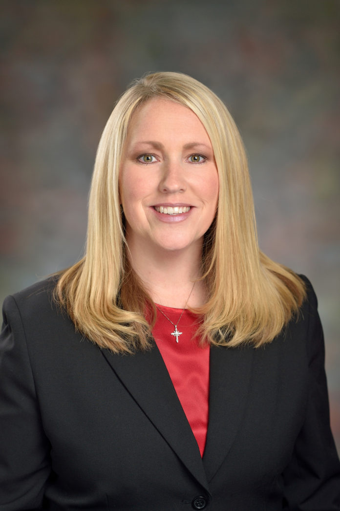 SARAH LINDSTROM has been appointed president of Santander Bank’s southern and western New England region. / COURTESY SANTANDER