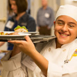 A GREAT START: Lorena Rodriguez, 17, of Providence, a student at William M. Davies Jr. Career & Technical High School, was part of a team that won the Rhode Island ProStart competition in March. / COURTESY RHODE ISLAND HOSPITALITY ASSOCIATION