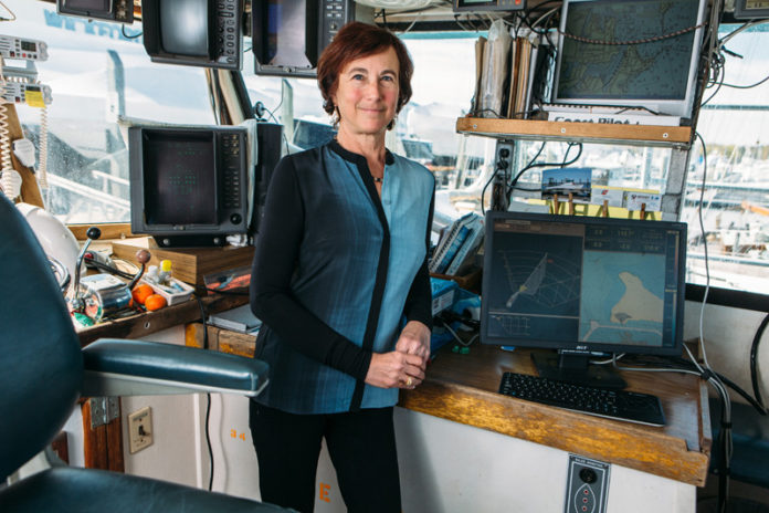 Cheryl M. Zimmerman was a founding director and adviser to FarSounder from its inception. A year into the company's growth she came on full time to get the technology commercialized and into the global market. / PBN PHOTO/RUPERT WHITELEY