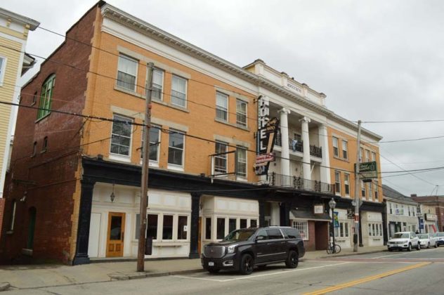 162-168 Main St.Property  owner: M&amp;J Realty Inc. Tenants: Greenwich Hotel and Lounge; East Greenwich Ophthalmology; Salon Zen