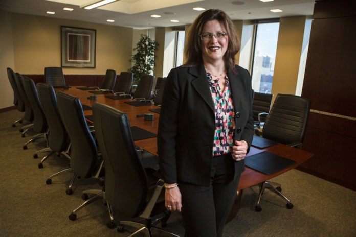 STANDARD SETTER: Whether in the courtroom, as an advocate for the legal profession or mentor to women in business, Melissa E. Darigan expects a lot and delivers on those expectations. / PBN PHOTO/RUPERT WHITELEY
