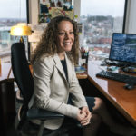 IT'S ALL ABOUT PEOPLE: In Jessica Bickoff's role at Textron developing the next generation of leaders, her interest in &ndash; and enjoyment of &ndash; working with people has made her a valued team member in a short time. / PBN PHOTO/RUPERT WHITELEY