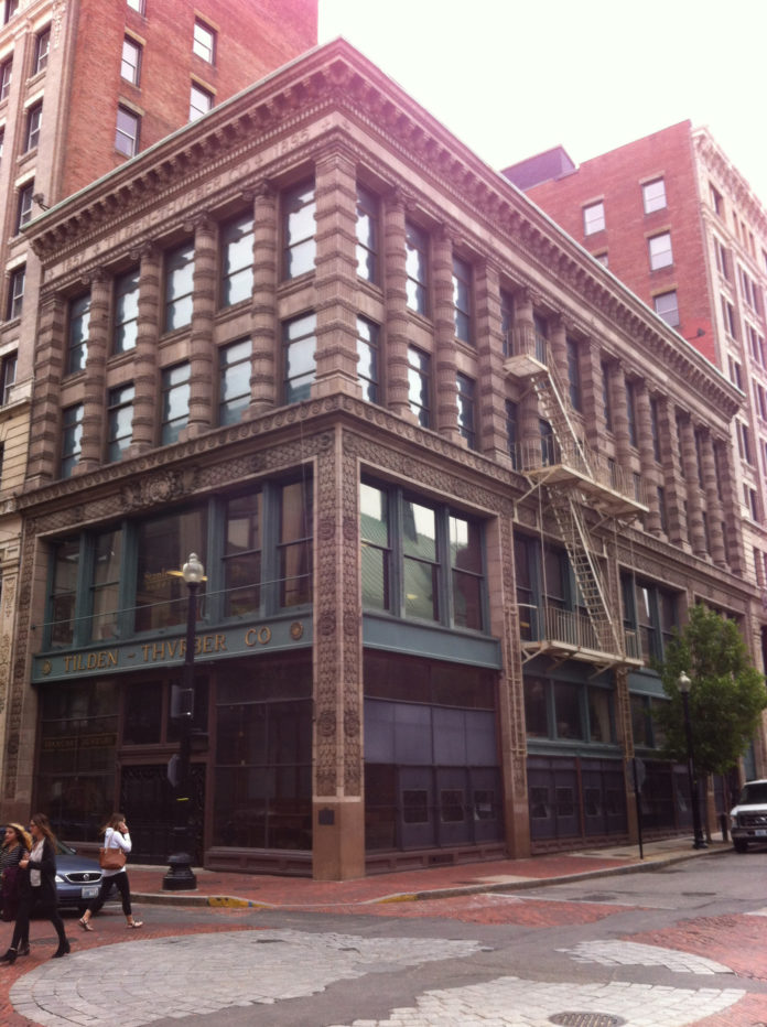 Paolino Properties has purchased the historic Tilden-Thurber building in downtown Providence, with a plan to rehab the building as retail and office space. / PBN PHOTO/MARY MACDONALD